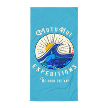 Load image into Gallery viewer, Voyager Beach Towel (Blue)