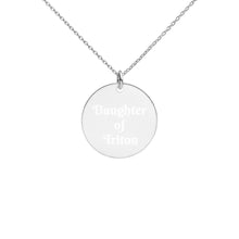 Load image into Gallery viewer, Daughter of Triton Engraved Disc Necklace