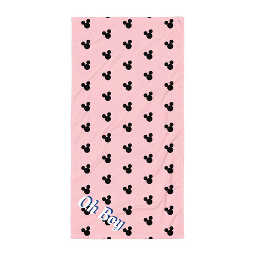 Mouse Head Towel (Pink)