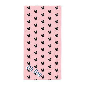 Mouse Head Towel (Pink)